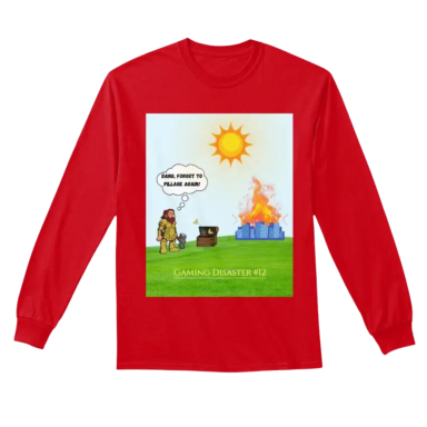 Dang, Forgot To Pillage Gamer Humor Classic Long Sleeve Tee